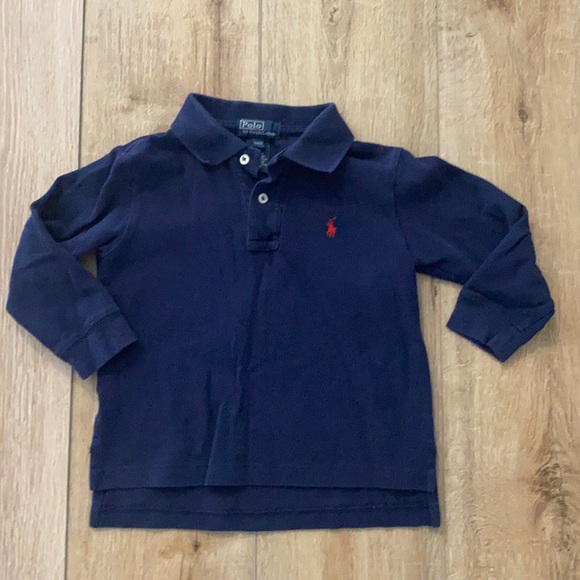 Polo Ralph Lauren Other - Long Sleeve Navy Polo 3T